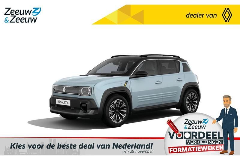 Blauw Nieuw 2025 Renault R4 Iconic SUV | € 36.190 - Afbeelding 1/4