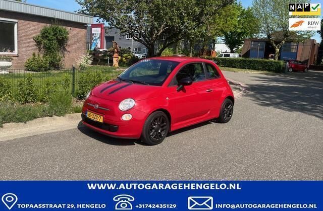 Rood Gebruikt 2012 Fiat 500 Hatchback | € 4.995 (Eerlijke prijs) - Afbeelding 1/4