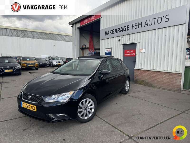 Zwart Gebruikt 2015 Seat Leon Style Hatchback | € 8.950 - Afbeelding 1/4
