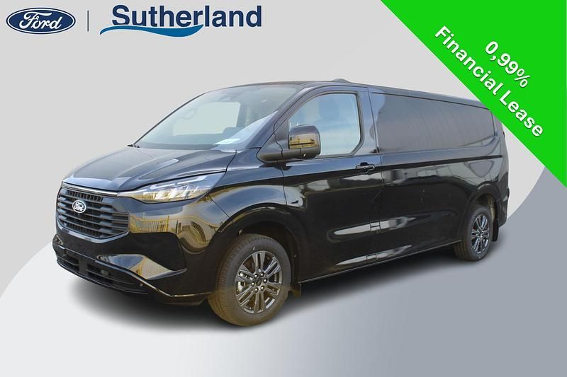 Zwart Nieuw 2025 Ford Transit Custom Limited Van | € 45.900 (Super prijs) - Afbeelding 1/4