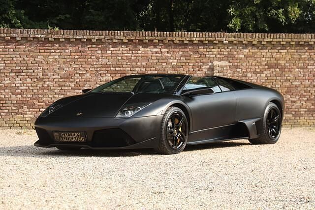 Zwart Gebruikt 2009 Lamborghini Murciélago Cabriolet | € 439.500 - Afbeelding 1/4