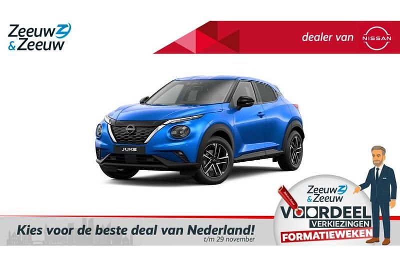 Magnetic blue Nieuw 2025 Nissan Juke N-Connecta SUV | € 34.270 (Eerlijke prijs) - Afbeelding 1/4