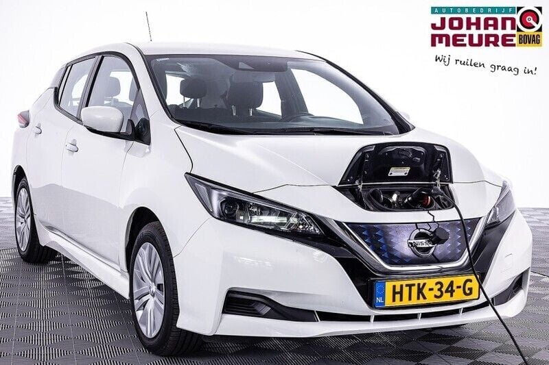 Wit Gebruikt 2021 Nissan Leaf Acenta Hatchback | € 12.900 (Super prijs) - Afbeelding 1/4