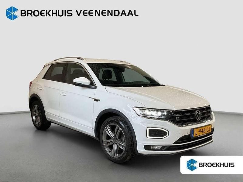 Wit Gebruikt 2021 VW T-Roc R-line SUV | € 26.700 (Eerlijke prijs) - Afbeelding 1/4