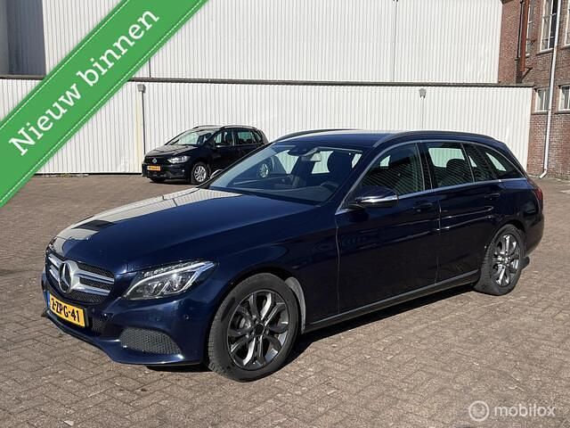 Blauw Gebruikt 2015 Mercedes C220 Edition Stationwagen | € 6.900 - Afbeelding 1/4