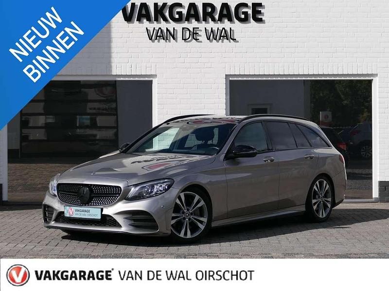 Zilver Gebruikt 2018 Mercedes C400 Premium Plus Stationwagen | € 39.950 - Afbeelding 1/4