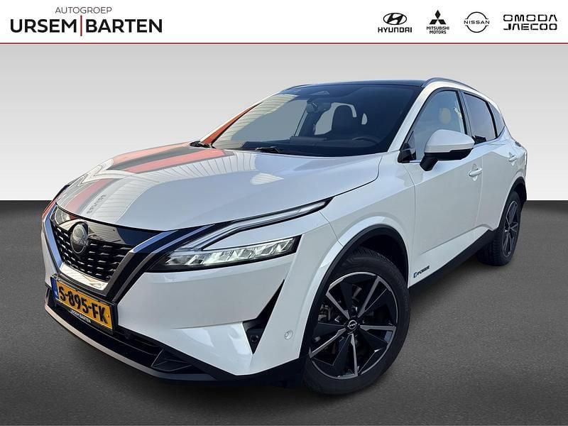 Wit Occasion 2023 Nissan Qashqai Tekna+ SUV | € 31.900 (Eerlijke prijs) - Afbeelding 1/4