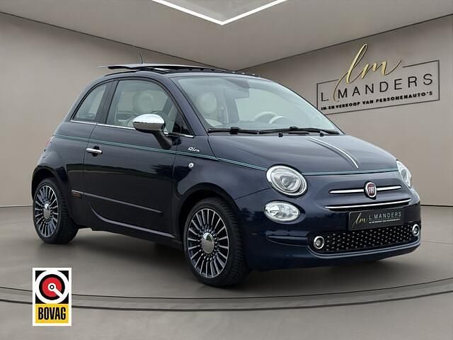 Blauw Gebruikt 2017 Fiat 500 Riva Hatchback | € 12.995 - Afbeelding 1/4