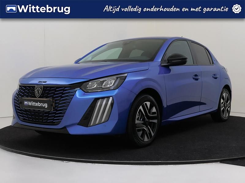 Blauw Gebruikt 2024 Peugeot e-208 Style Hatchback | € 21.925 (Eerlijke prijs) - Afbeelding 1/3