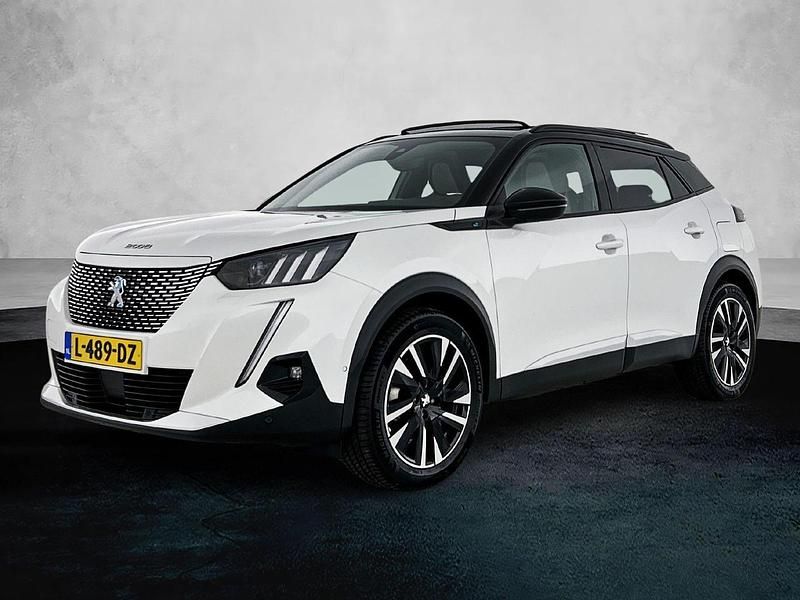 Wit Gebruikt 2021 Peugeot e-2008 GT SUV | € 19.920 (Iets duurder) - Afbeelding 1/2