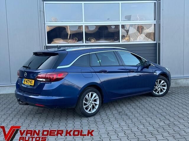 Occasion Opel Astra Elegance 110 PK (80 kW) 2021 Blauw Stationwagen