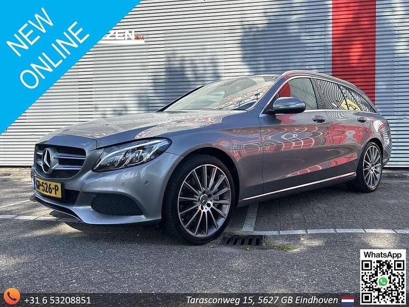 Grijs Gebruikt 2015 Mercedes C350e Edition Stationwagen | € 12.000 (Super prijs) - Afbeelding 1/4