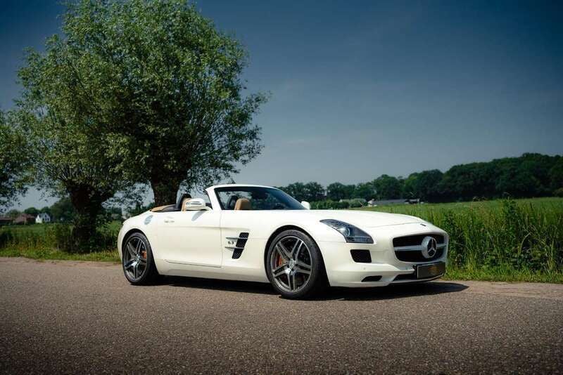 Wit Gebruikt 2012 Mercedes SLS AMG AMG Cabriolet | € 175.000 - Afbeelding 1/4