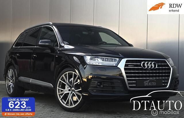 Zwart Gebruikt 2019 Audi SQ7 S-Line SUV | € 37.900 - Afbeelding 1/4