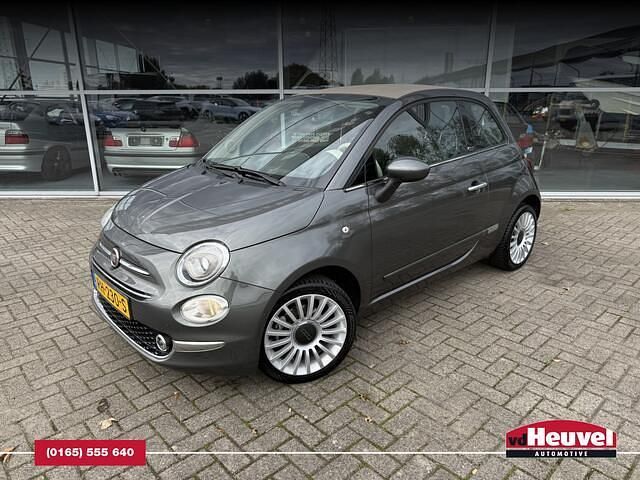 Grijs Occasion 2017 Fiat 500C Lounge Cabriolet | € 9.950 (Eerlijke prijs) - Afbeelding 1/4