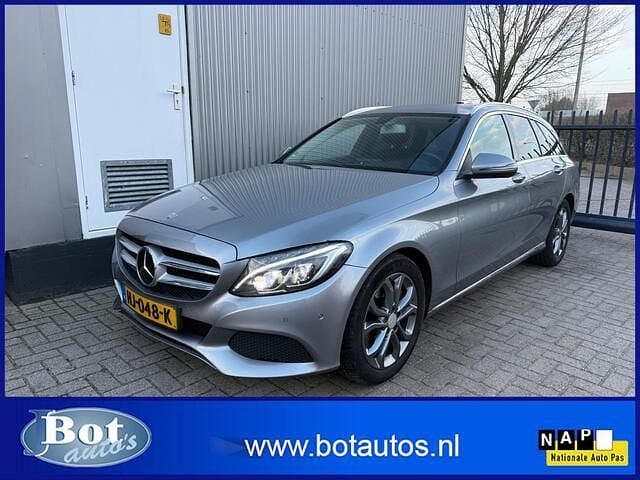 Grijs Occasion 2015 Mercedes C300 Ambition Stationwagen | € 9.950 - Afbeelding 1/4
