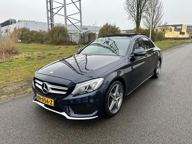 Occasion Mercedes C180 AMG 156 PK (114 kW) 2016 Blauw Sedan