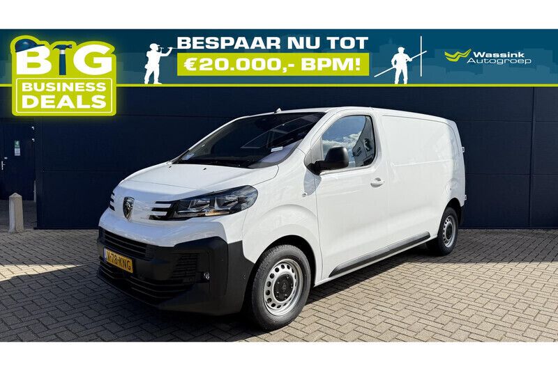 Wit Nieuw 2024 Peugeot Expert Van | € 31.899 (Eerlijke prijs) - Afbeelding 1/4