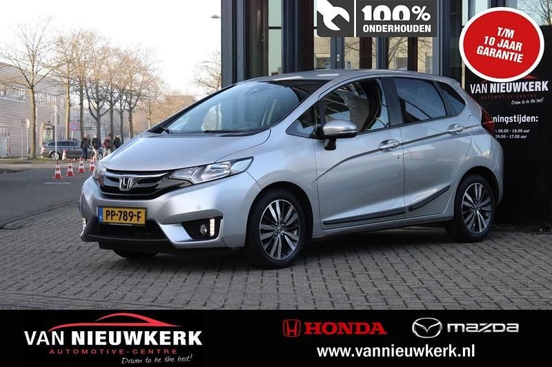 Grijs Occasion 2017 Honda Jazz Elegance Hatchback | € 15.899 (Eerlijke prijs) - Afbeelding 1/4
