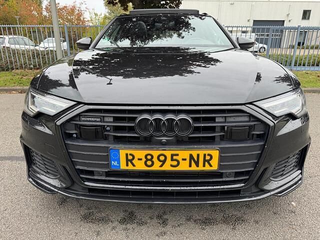 Zwart Gebruikt 2019 Audi A6 S-Line Stationwagen | € 34.900 (Eerlijke prijs) - Afbeelding 1/4