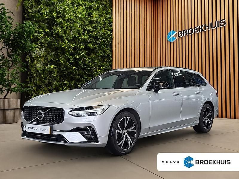 Grijs Occasion 2022 Volvo V90 R-Design Stationwagen | € 33.900 (Goede deal) - Afbeelding 1/4
