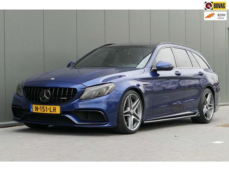 Occasion Mercedes C63 AMG AMG 476 PK (350 kW) 2017 Blauw Stationwagen