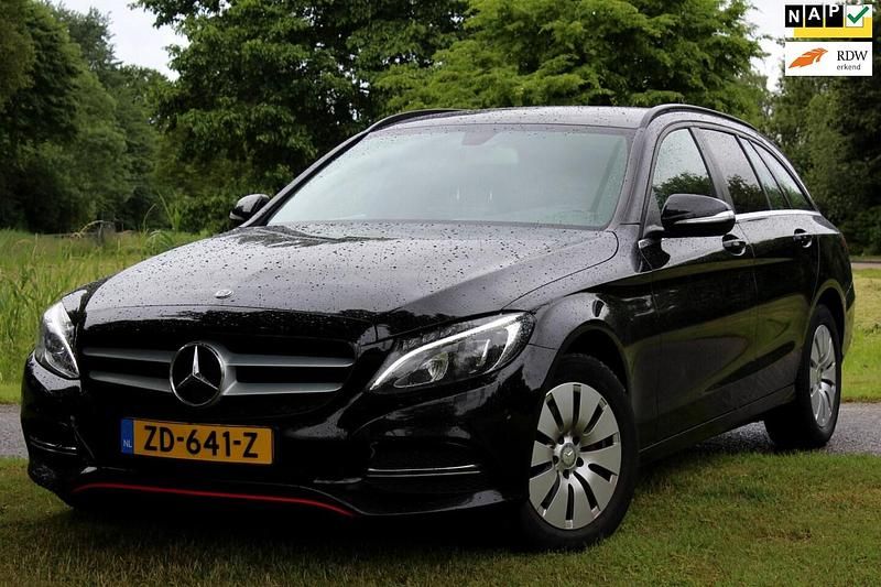 Zwart Occasion 2015 Mercedes C200 Ambition Stationwagen | € 10.450 (Iets duurder) - Afbeelding 1/4