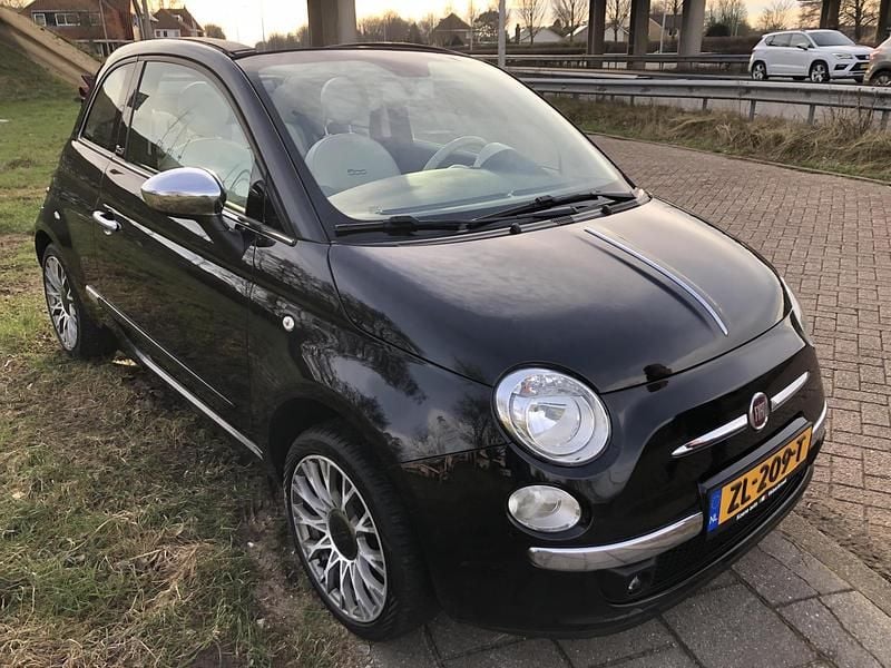 Occasion Fiat 500C Lounge 69 PK (50 kW) 2015 Zwart Cabriolet