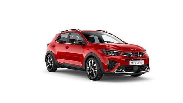 Rood (metallic) Nieuw 2025 Kia Stonic GT-Line SUV | € 29.895 (Iets duurder) - Afbeelding 1/1