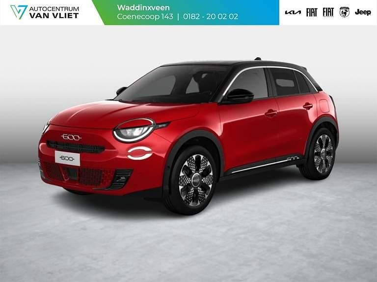 Red (rood metallic) Nieuw 2025 Fiat 600 SUV | € 34.990 (Eerlijke prijs) - Afbeelding 1/4