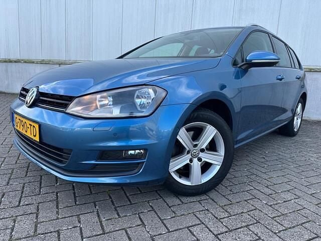 Blauw Gebruikt 2014 VW Golf VII Comfortline Stationwagen | € 7.495 (Goede deal) - Afbeelding 1/4