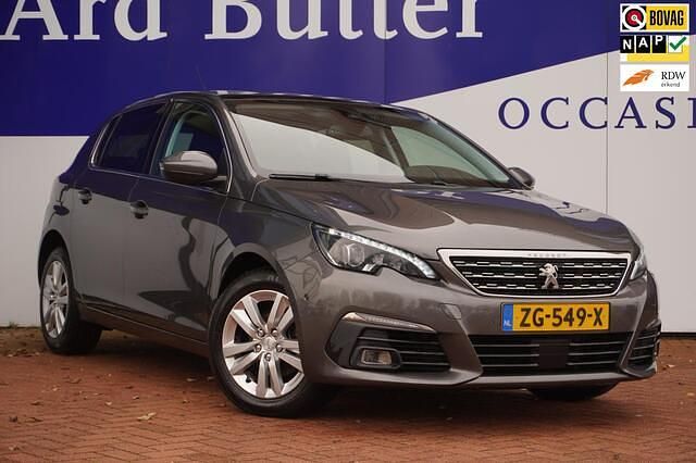 Grijs Gebruikt 2019 Peugeot 308 Premium Hatchback | € 12.999 (Eerlijke prijs) - Afbeelding 1/4