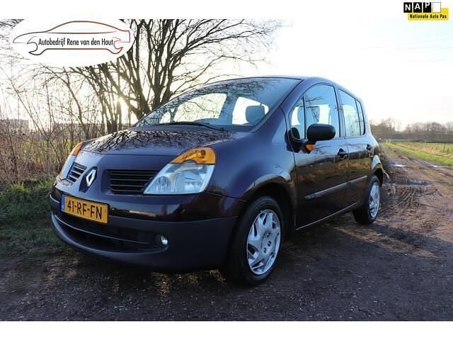 Paars (metallic) Occasion 2005 Renault Modus Dynamique MPV | € 700 (Super prijs) - Afbeelding 1/4