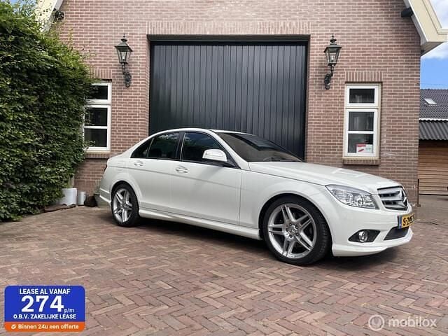 Wit Gebruikt 2008 Mercedes C280 Avantgarde Sedan | € 15.950 (Duur) - Afbeelding 1/4