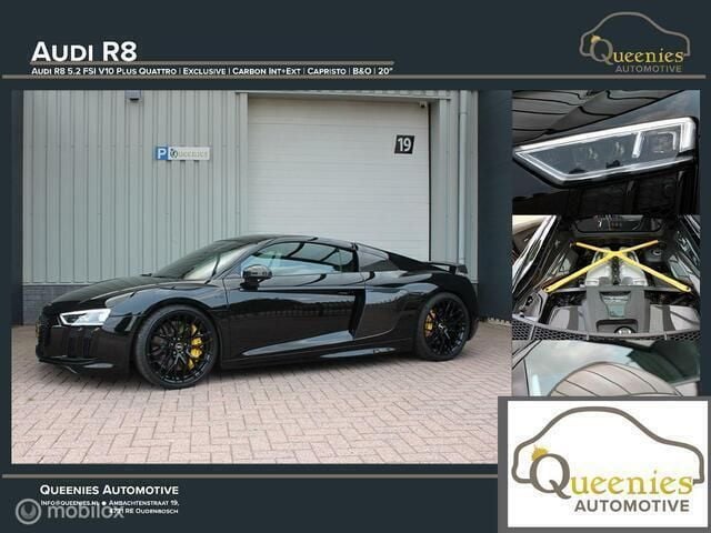 Zwart, metallic lak Gebruikt 2016 Audi R8 Coupé Exclusive Coupé | € 149.950 (Eerlijke prijs) - Afbeelding 1/4