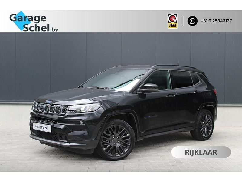 Zwart Gebruikt 2021 Jeep Compass SUV | € 27.950 (Eerlijke prijs) - Afbeelding 1/4