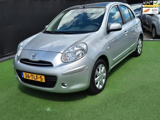 Grijs Gebruikt 2012 Nissan Micra S Hatchback | € 6.490 (Eerlijke prijs) - Afbeelding 1/4