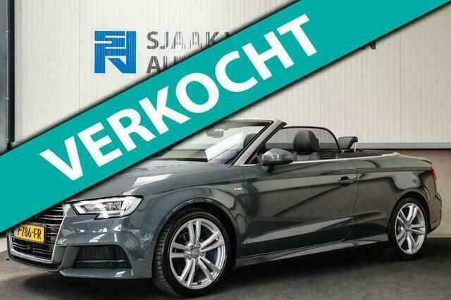 Grijs Gebruikt 2017 Audi A3 Cabriolet S-Line Cabriolet | € 33.950 (Duur) - Afbeelding 1/4