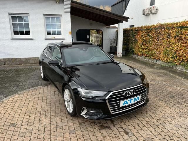 Zwart Gebruikt 2019 Audi A6 Sport Stationwagen | € 33.900 (Eerlijke prijs) - Afbeelding 1/4