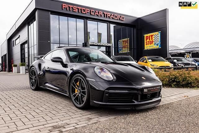 Zwart Gebruikt 2021 Porsche 911 Turbo S Coupé | € 214.992 - Afbeelding 1/4