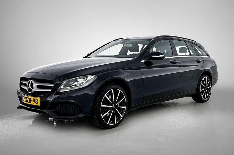 Zwart Gebruikt 2014 Mercedes C180 Business Stationwagen | € 10.995 (Super prijs) - Afbeelding 1/3