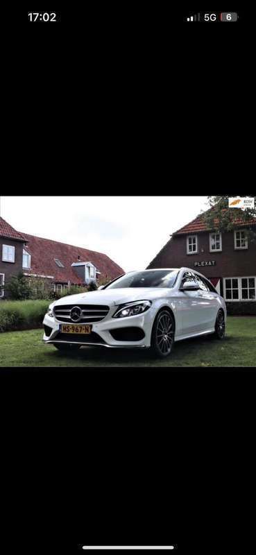 Wit Gebruikt 2015 Mercedes C350 Edition Stationwagen | € 20.999 - Afbeelding 1/4