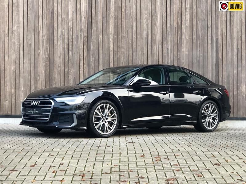 Occasion Audi A6 S-Line 300 PK (220 kW) 2020 Zwart, metallic lak Sedan