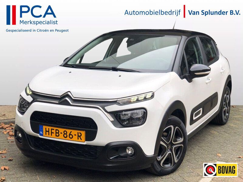 Wit Gebruikt 2022 Citroën C3 Shine Hatchback | € 18.940 (Eerlijke prijs) - Afbeelding 1/4