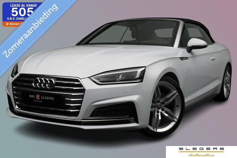 Wit Gebruikt 2018 Audi A5 Cabriolet S-Line Cabriolet | € 32.250 (Eerlijke prijs) - Afbeelding 1/4