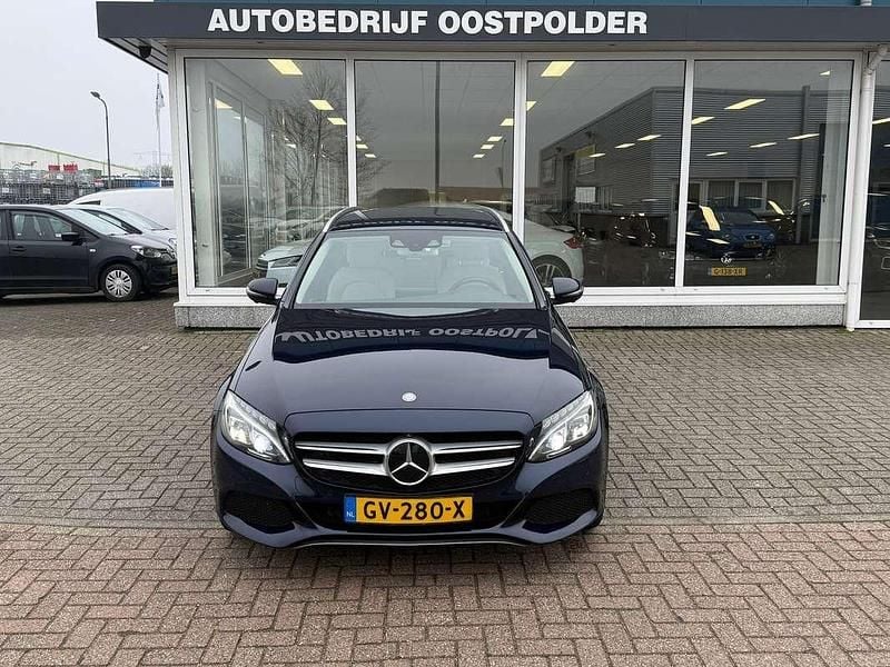 Occasion Mercedes C350e Edition 211 PK (155 kW) 2015 Blauw Stationwagen