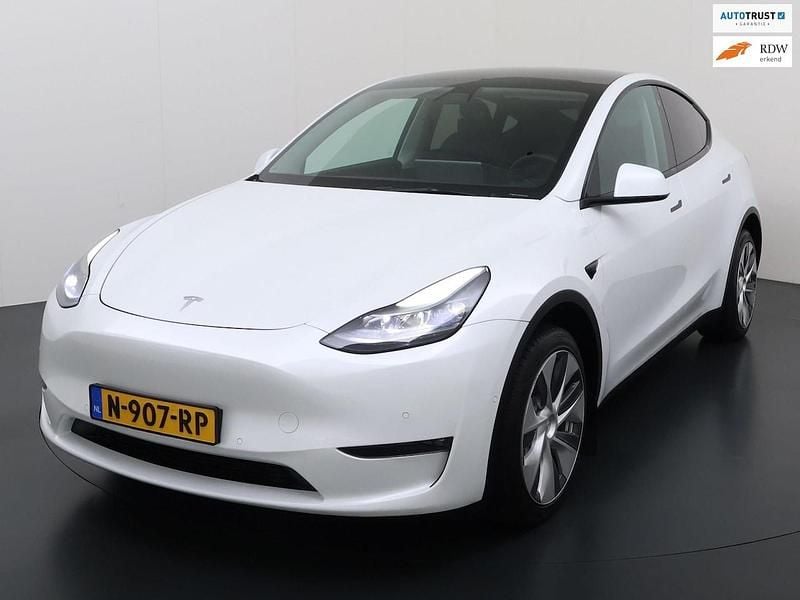 Occasion Tesla Model Y Long Range AWD 378 kW (514 PK) 2021 Wit SUV