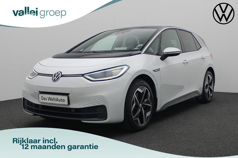Wit, metallic lak Gebruikt 2021 VW ID.3 Pro Hatchback | € 32.950 - Afbeelding 1/4