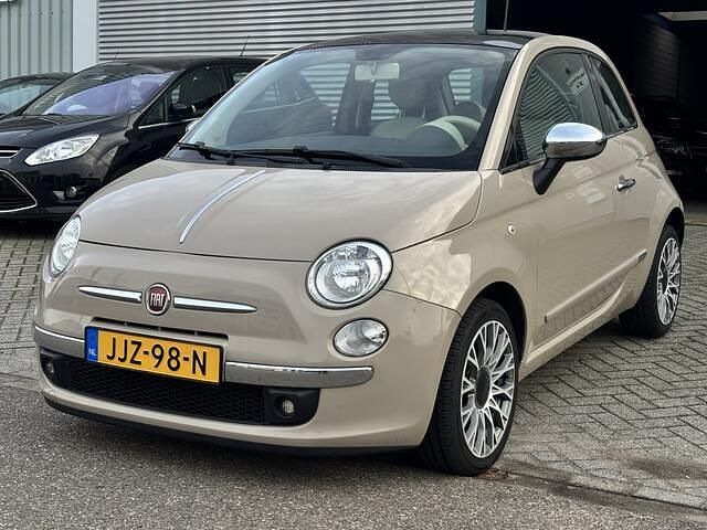 Bruin Gebruikt 2013 Fiat 500 Lounge Hatchback | € 6.990 (Eerlijke prijs) - Afbeelding 1/4