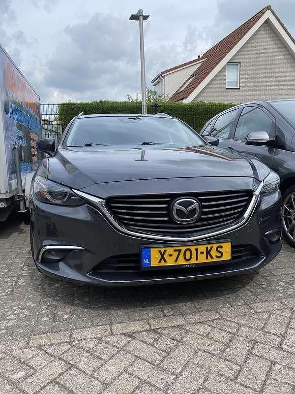 Grijs Gebruikt 2017 Mazda 6 Stationwagen | € 18.500 (Super prijs) - Afbeelding 1/4